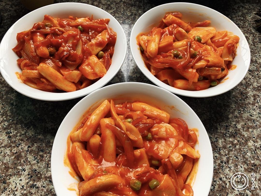 韩式辣炒年糕（or网红芝士套路之芝心年糕）