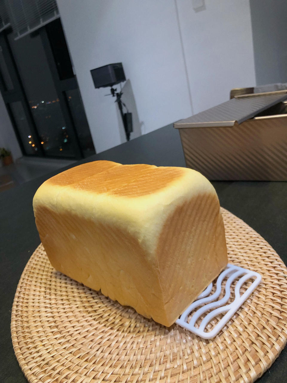 超软拉丝牛奶吐司🍞一次发酵