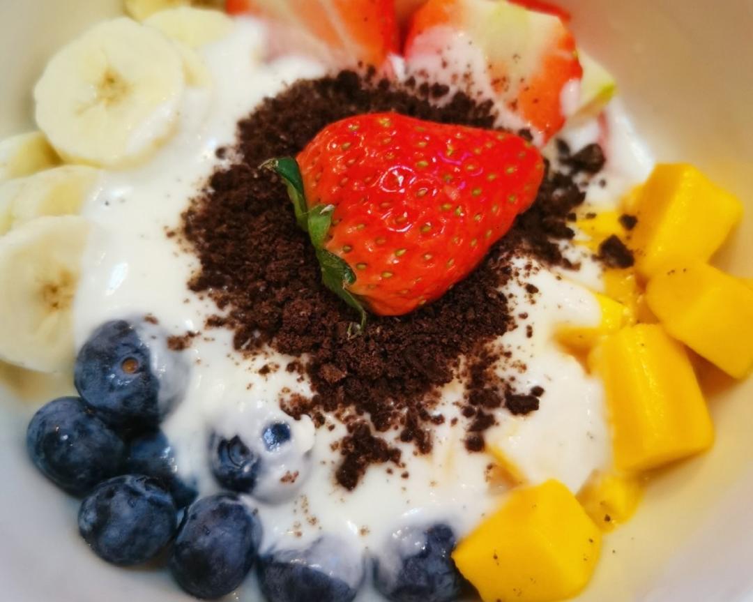 奥利奥缤纷水果捞的做法