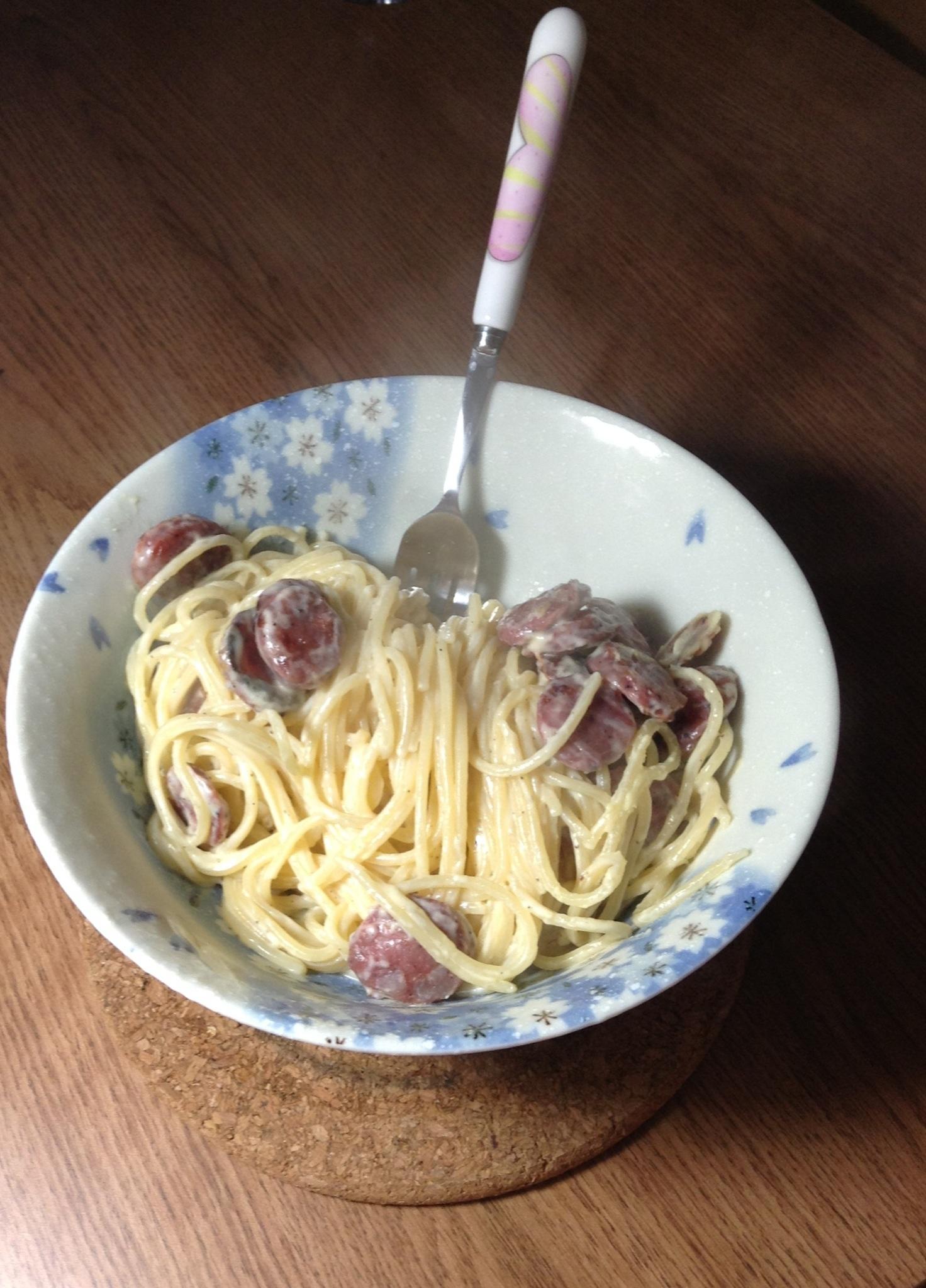 奶油培根面 Spaghetti Carbonara的做法