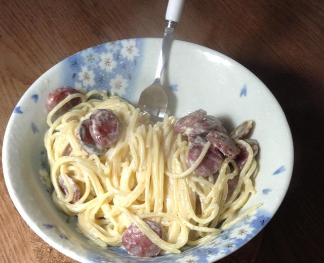 奶油培根面 Spaghetti Carbonara的做法