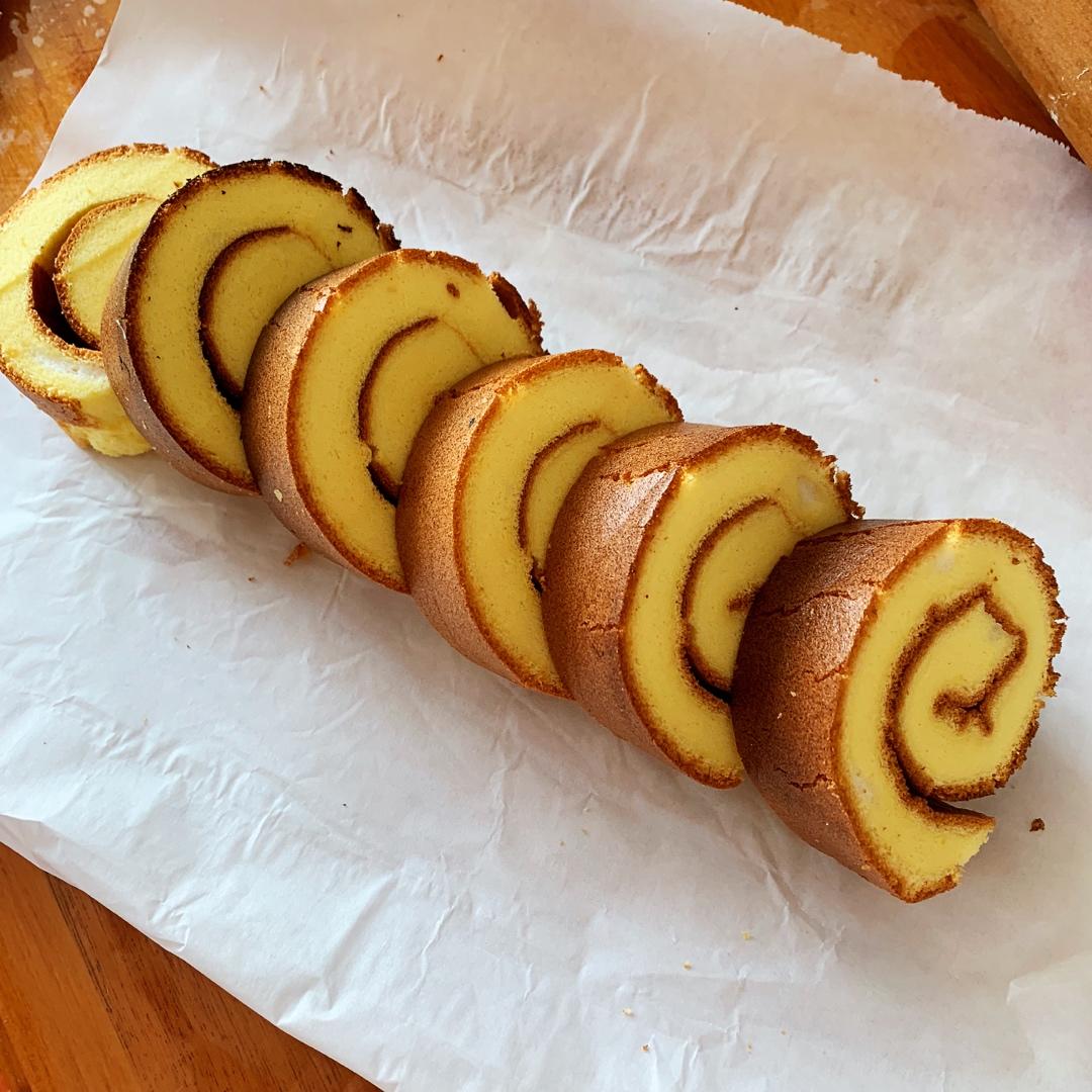 基础原味蛋糕卷