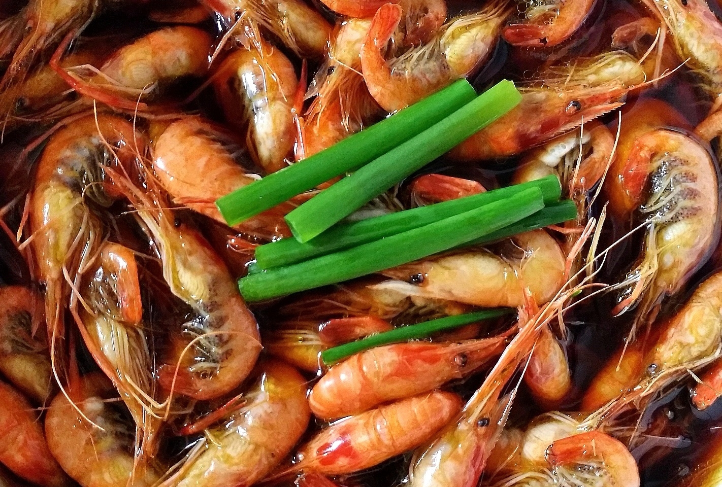 经典苏帮菜：红汤河虾的做法