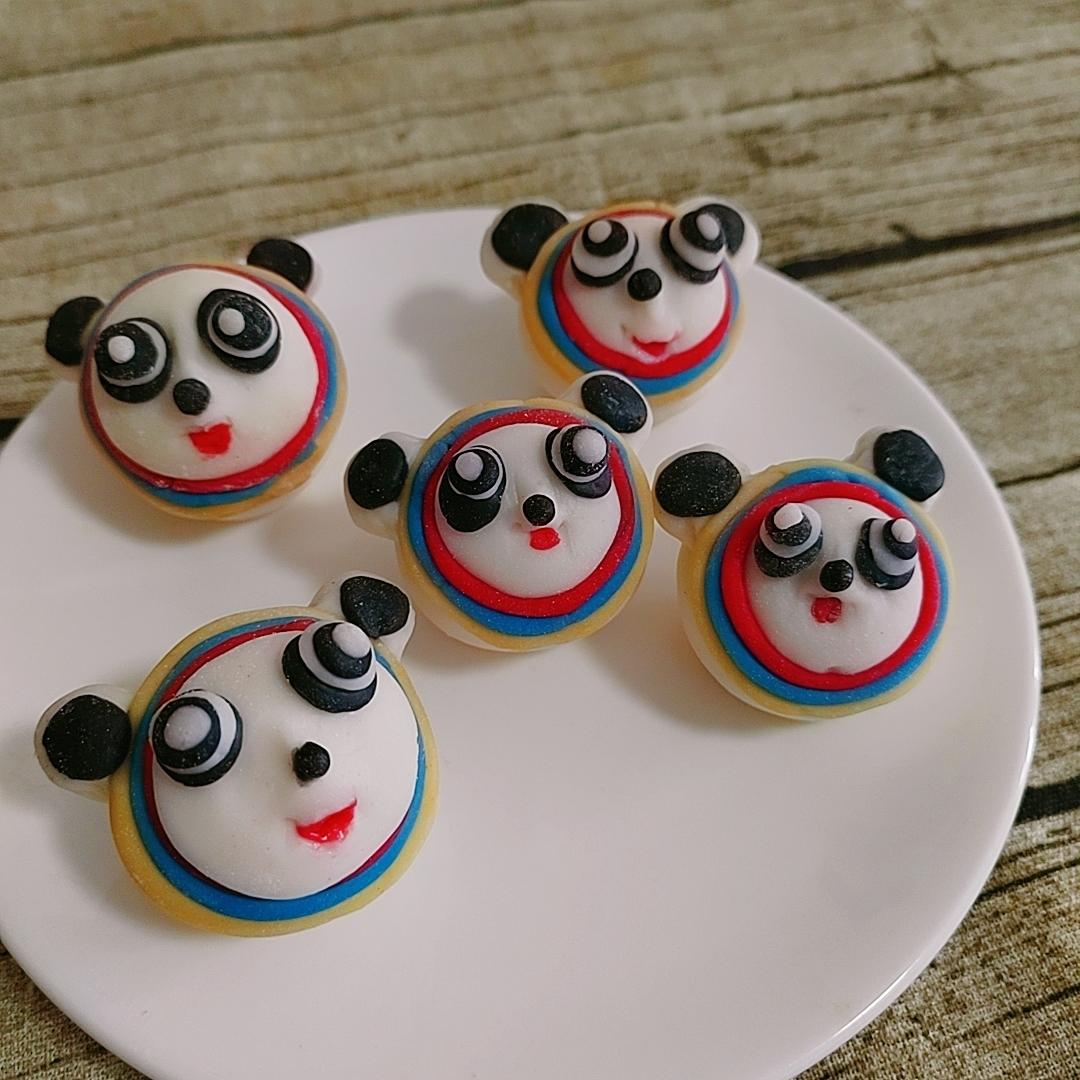 冰墩墩卡通汤团