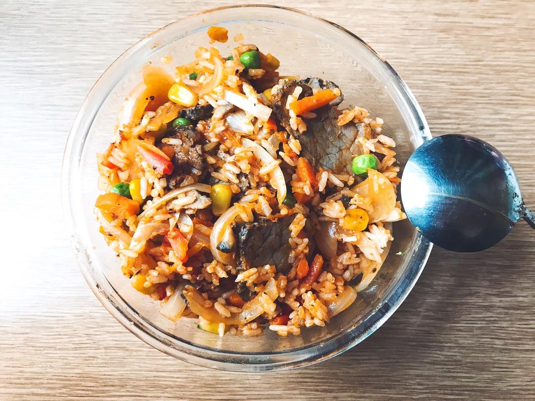 黯然销魂牛肉炒饭