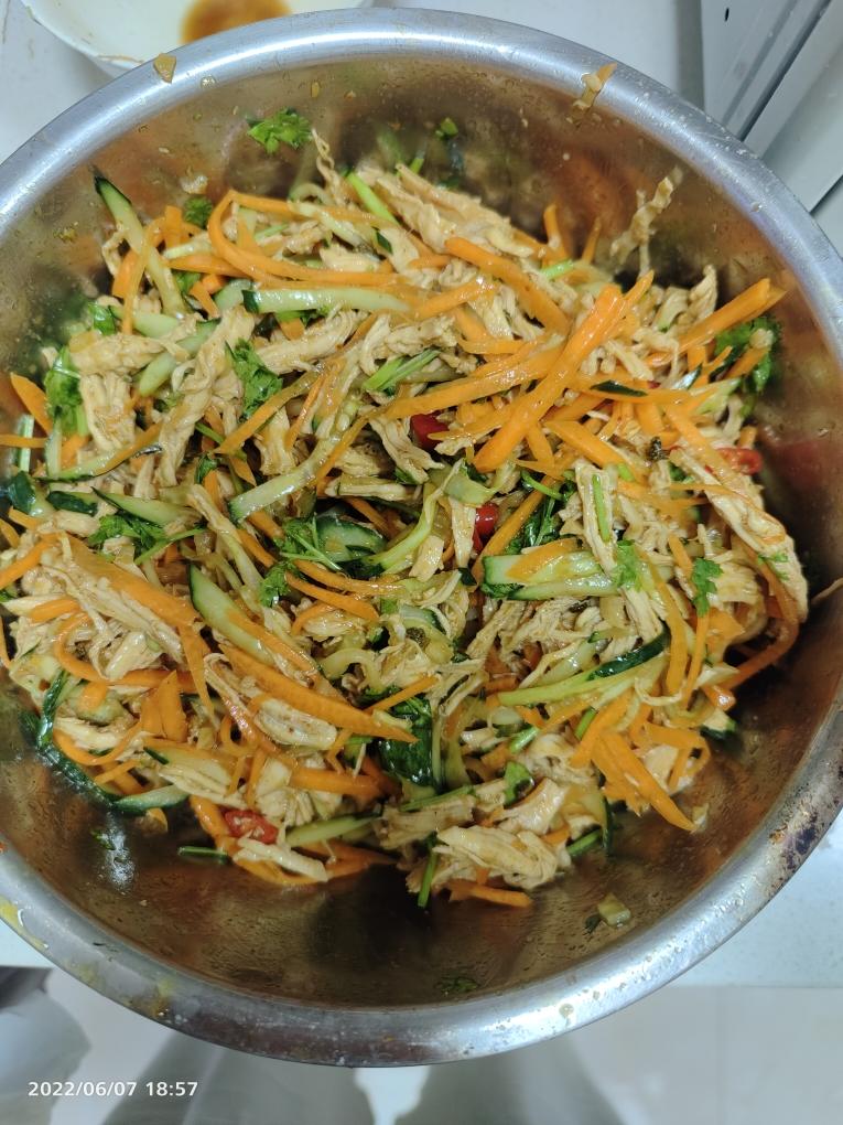 凉拌鸡丝的做法