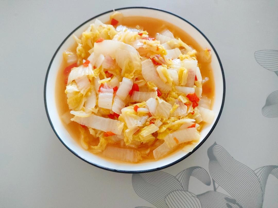 酸辣娃娃菜~下饭超好吃😋