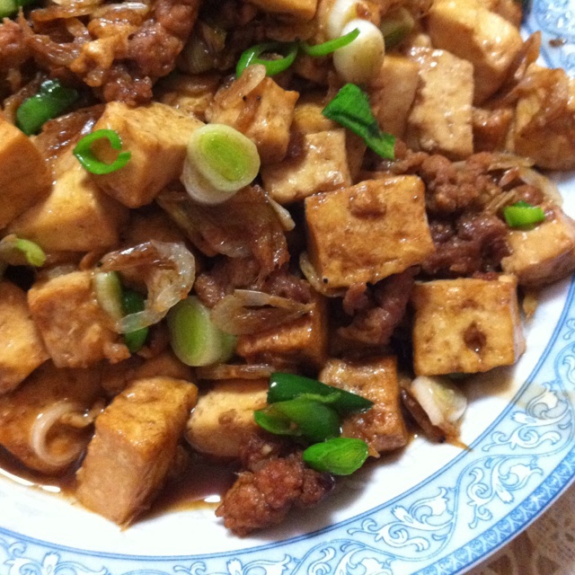 肉末豆腐