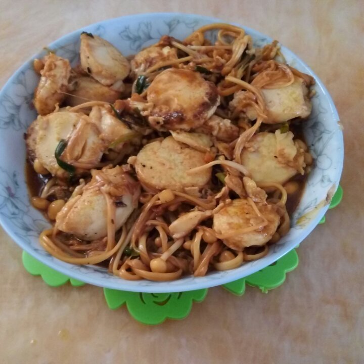 超级下饭菜--金针菇日本豆腐