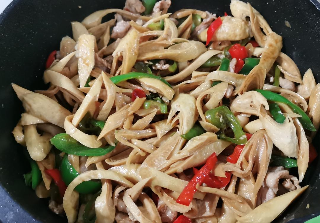 豆笋炒肉的做法