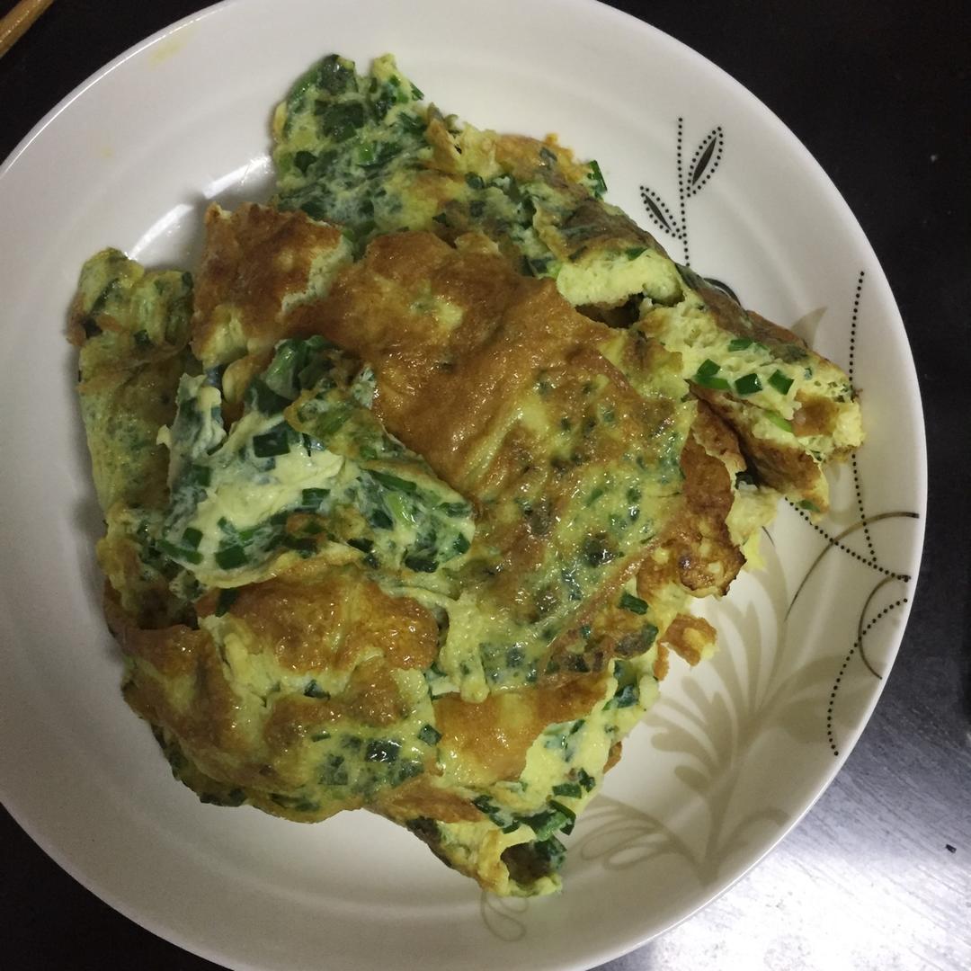 韭菜鸡蛋饼