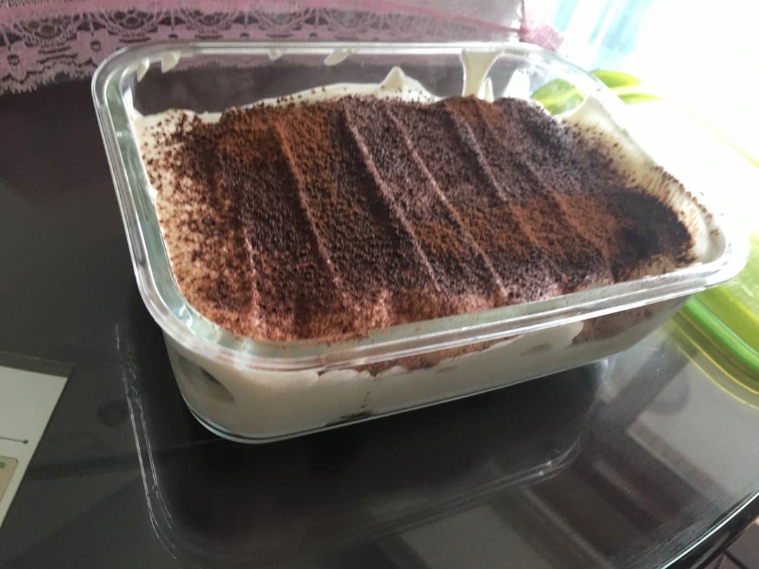 低脂的提拉米苏