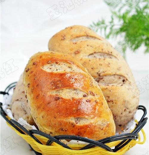 核桃面包——越嚼越香的健康面包的做法