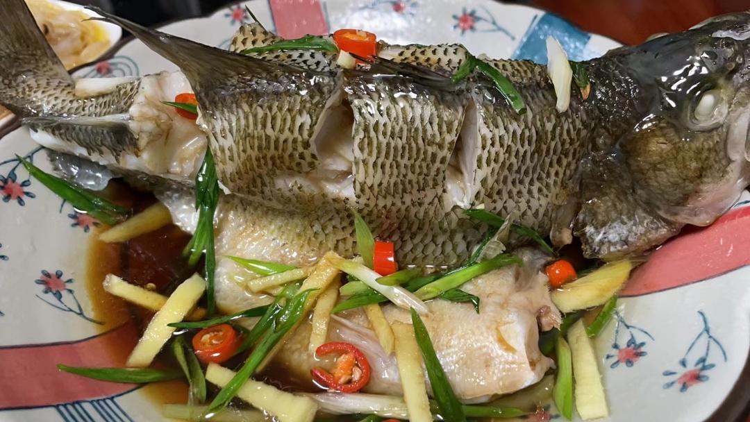 超入味清蒸鱼～清蒸鲈鱼桂花鱼（家常独创）