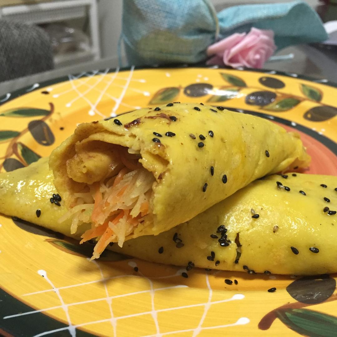 k线圈里画画最好的逗比小吃货做的早餐卷