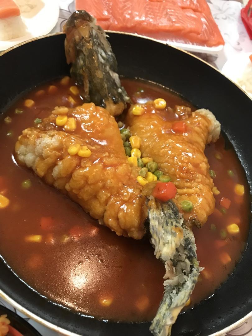年菜必学【松鼠桂鱼】，给你多动图食谱，不信你学不会！（孔瑶原创食谱）