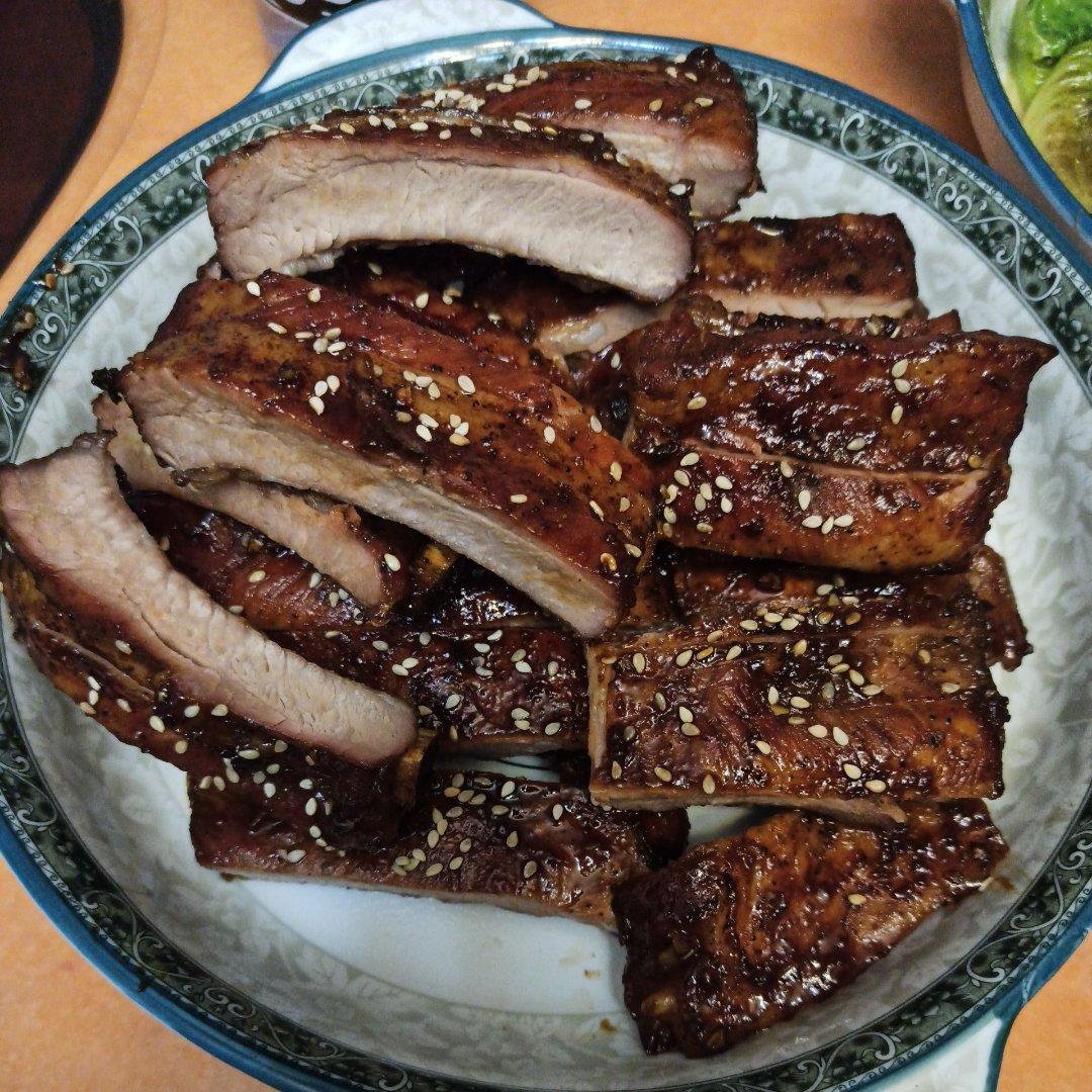 最简单的焦香软糯烤猪肋排