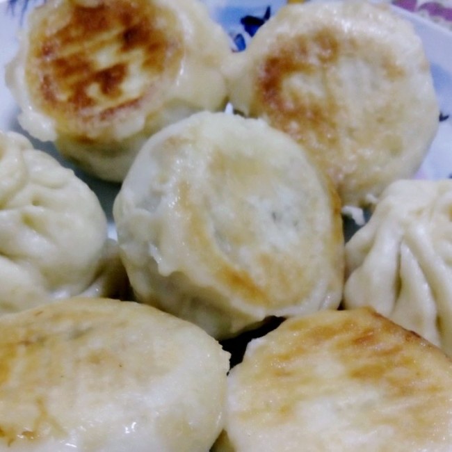牛肉粉丝水煎包