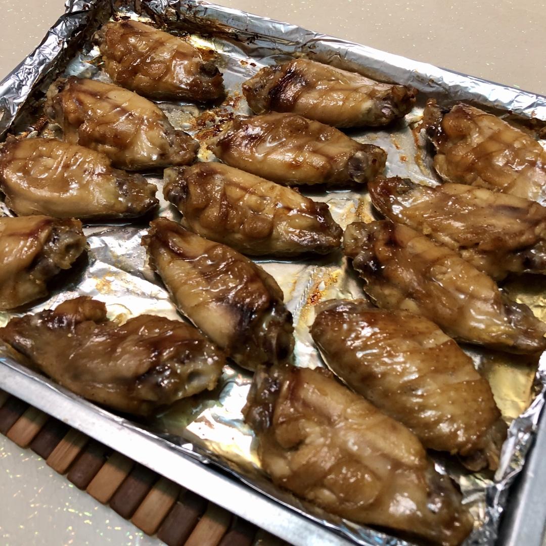 柠檬姜蜜烤鸡中翅