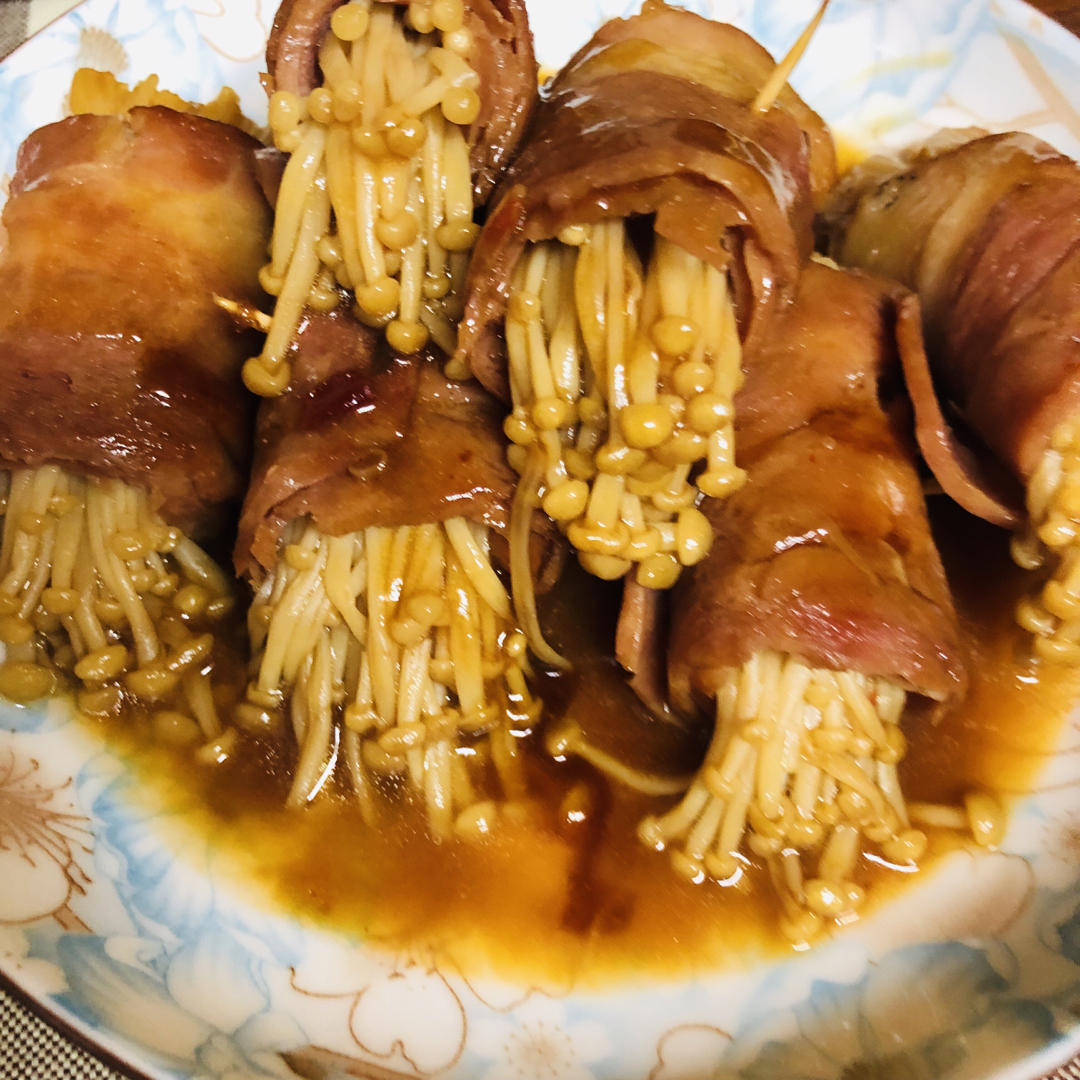 金针菇培根卷