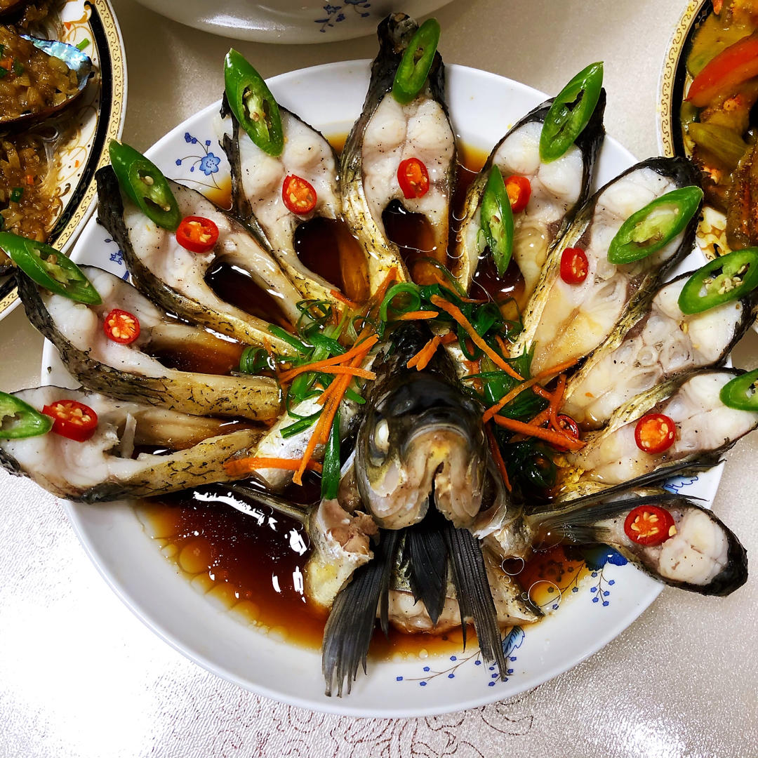 🌸年夜菜（年年有鱼）孔雀开屏鱼🐟