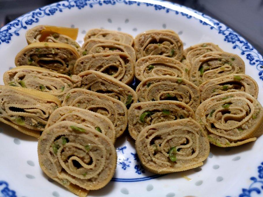 豆皮肉卷（不用再给孩子买火腿肠啦）