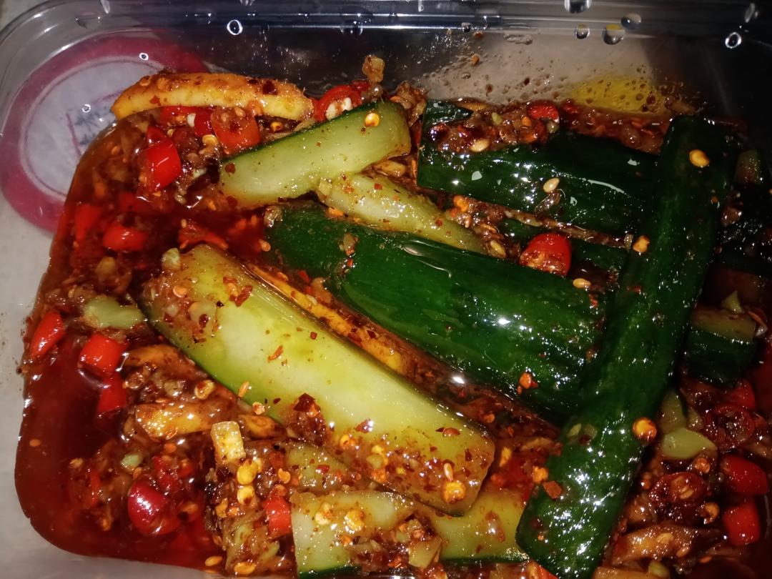 酸辣黄瓜条(酸脆爽口)吃了停不下来