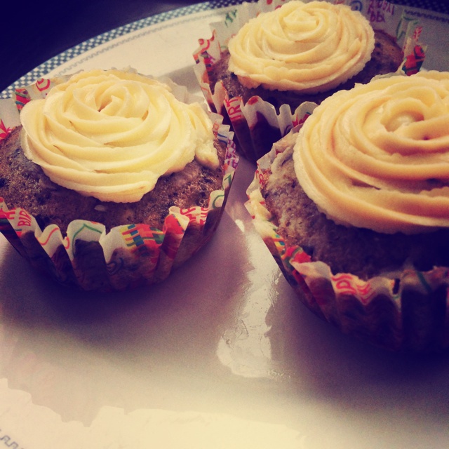 香蕉巧克力杯子蛋糕