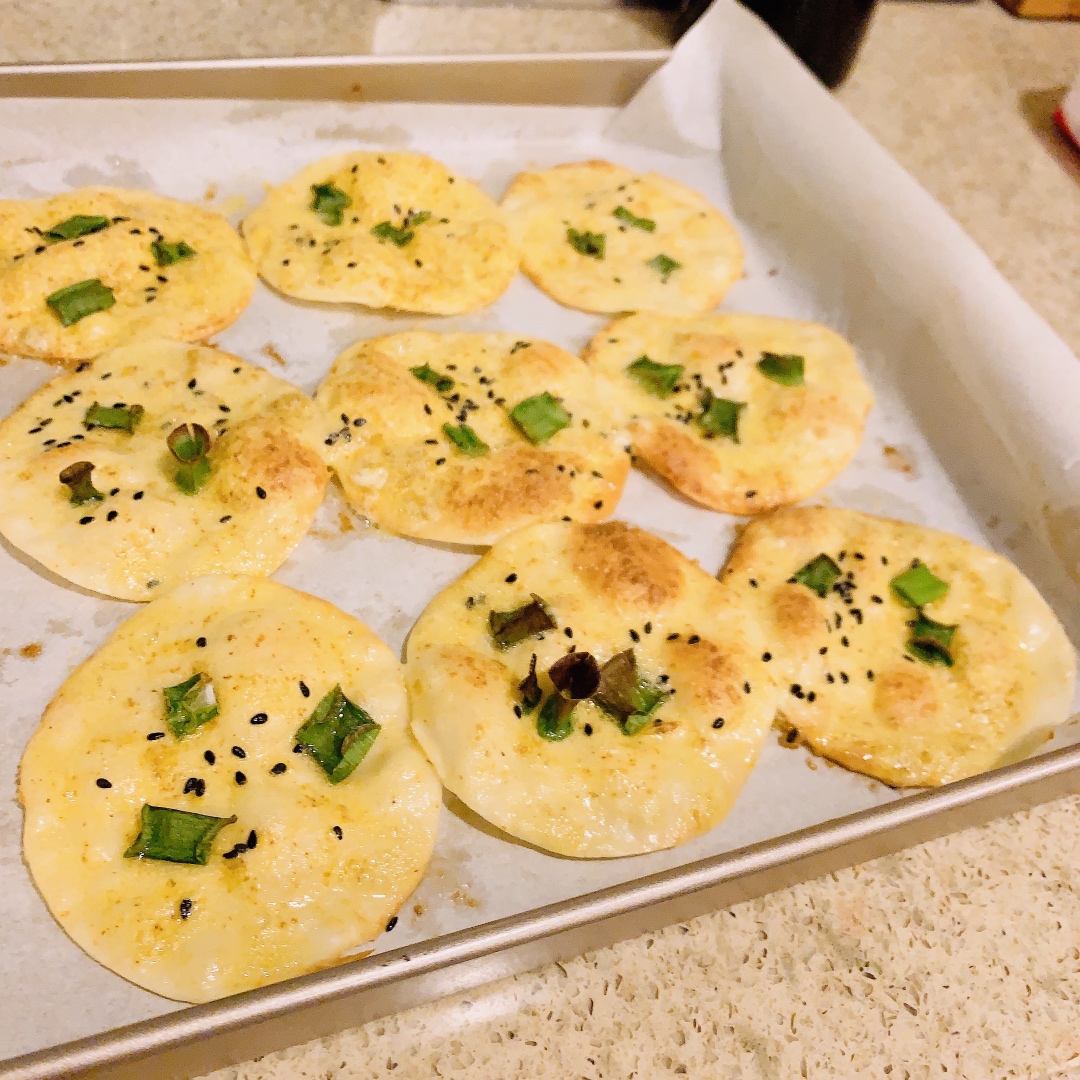 ㊙️饺子皮秒变薄脆❗️嘎嘣脆❗️饺子皮孜然葱香薄脆片