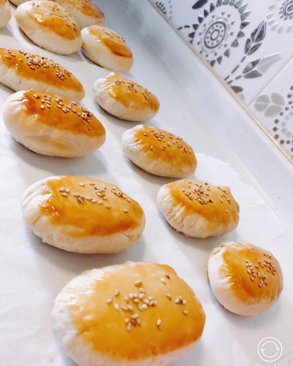 芝麻椒盐牛舌饼（北京小吃）