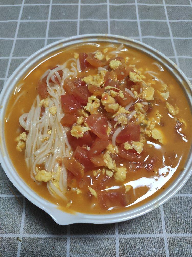 恨不得抱着锅舔的番茄鸡蛋面