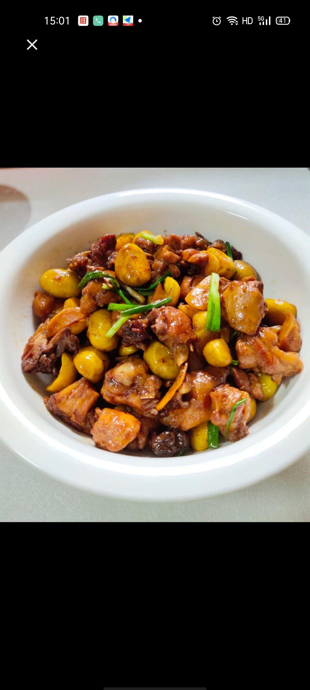 【栗子烧鸡】鸡肉都给你吃，栗子归我~