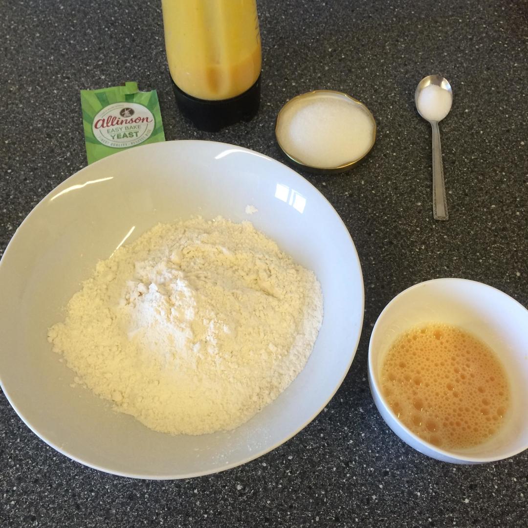 纯奶手撕吐司的做法 步骤1