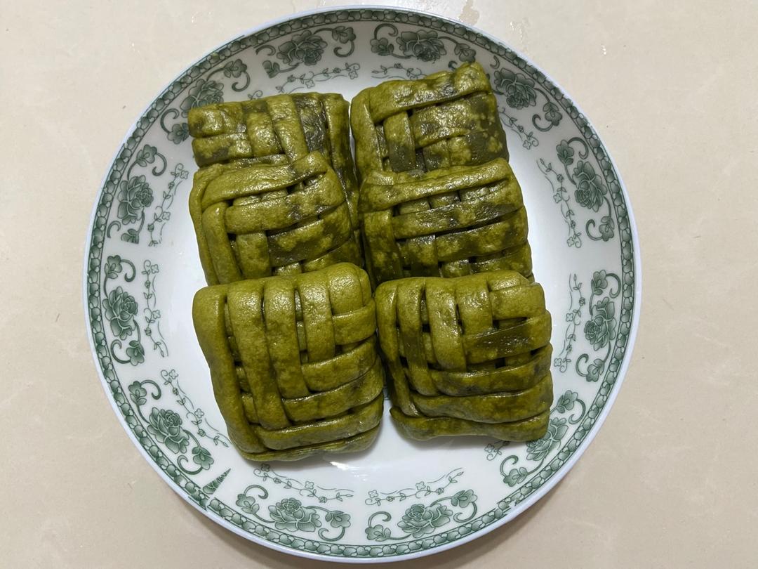 抹茶红豆包