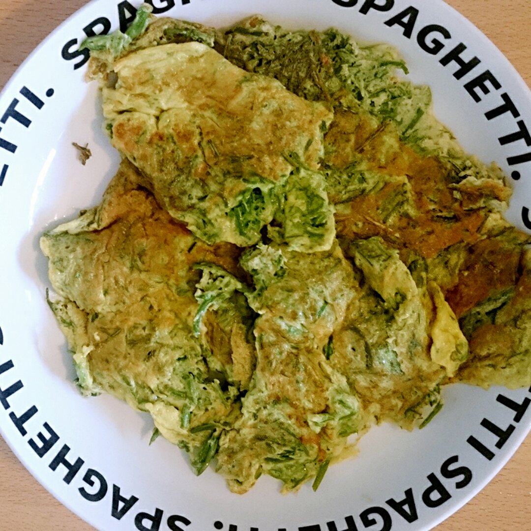 帕哈（臭菜）煎鸡蛋-想念傣味想念家乡