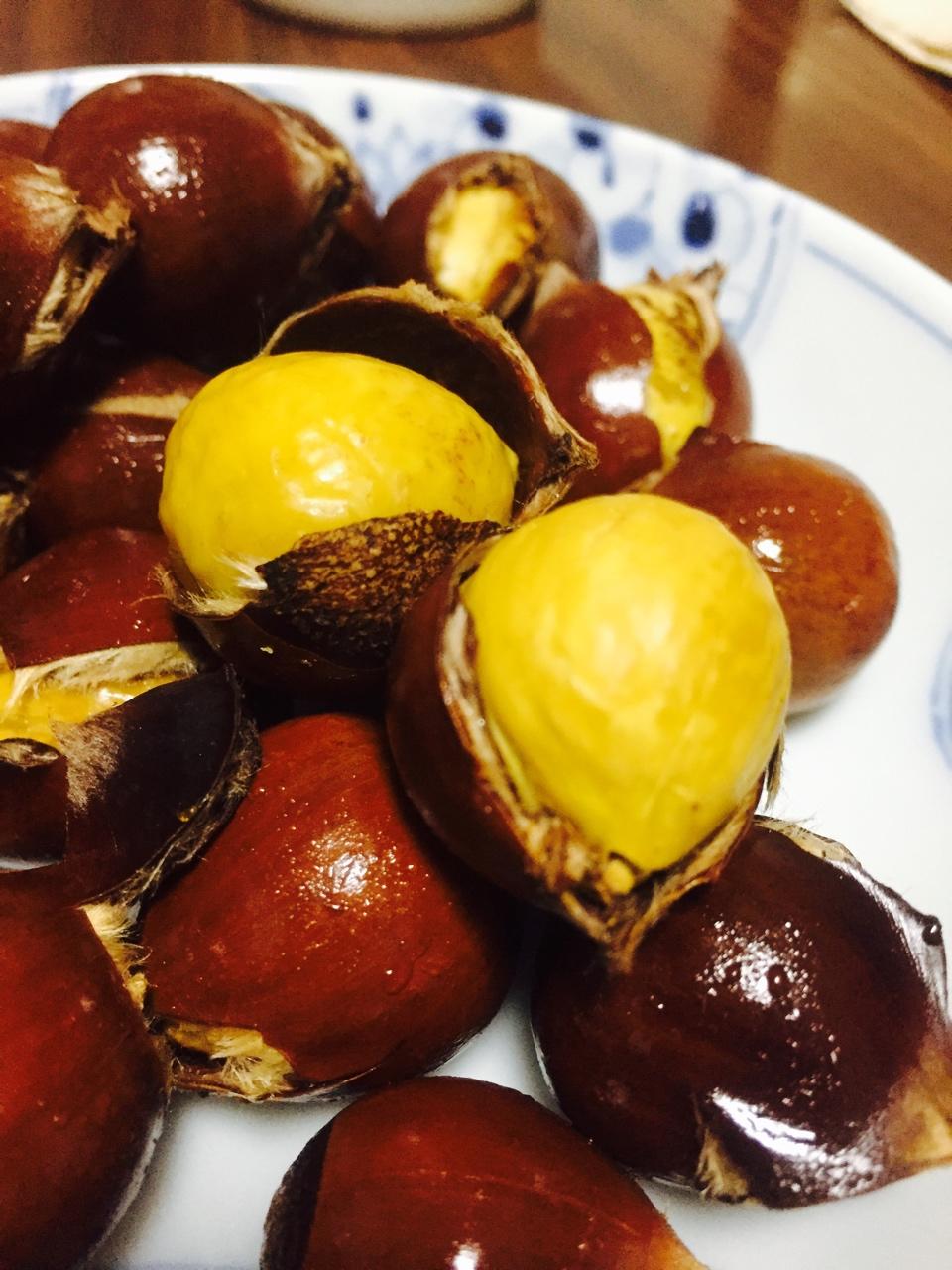 烤箱版糖炒栗子