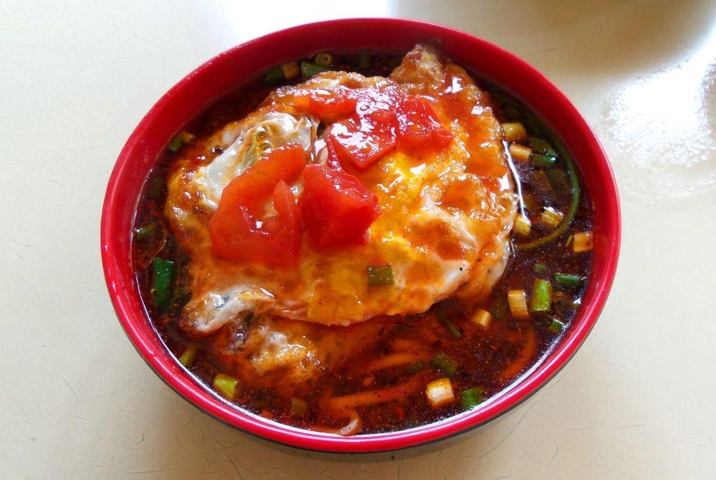 番茄煎鸡蛋酸面