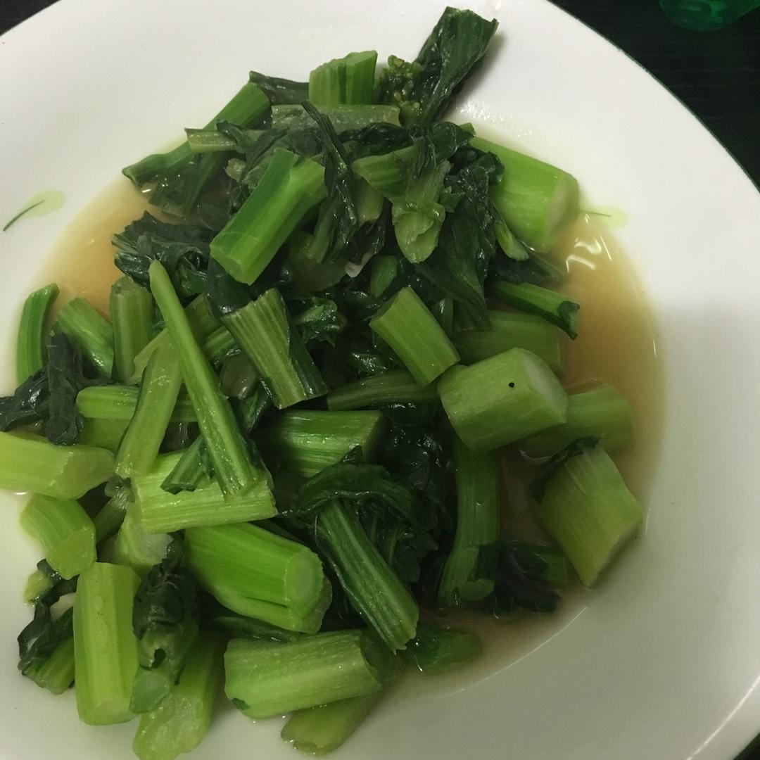 清炒油菜花（本帮做法）