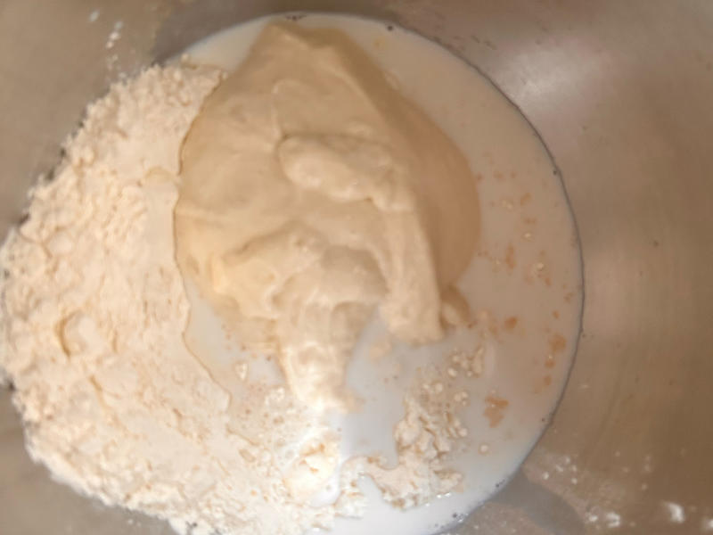 纯奶手撕吐司的做法 步骤1