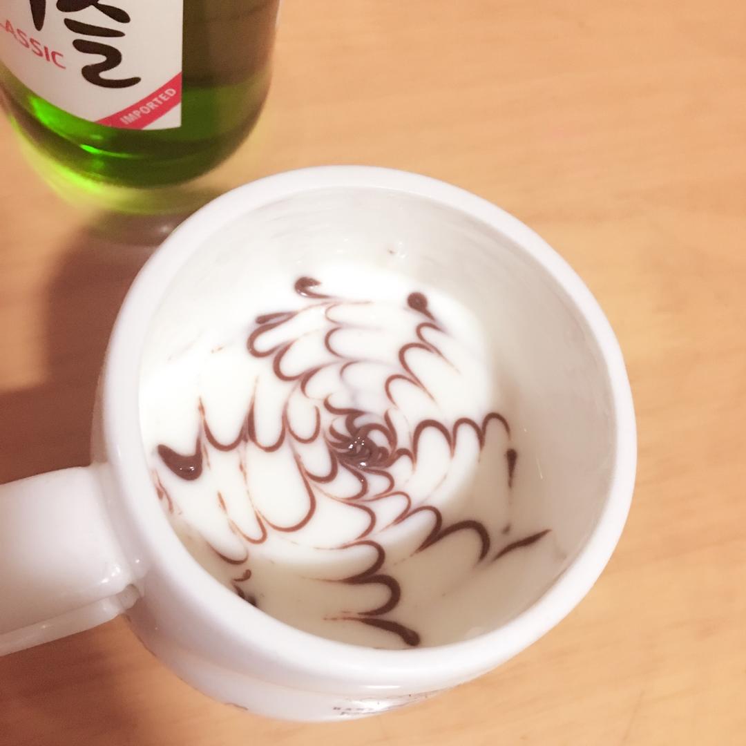 酸奶拉花