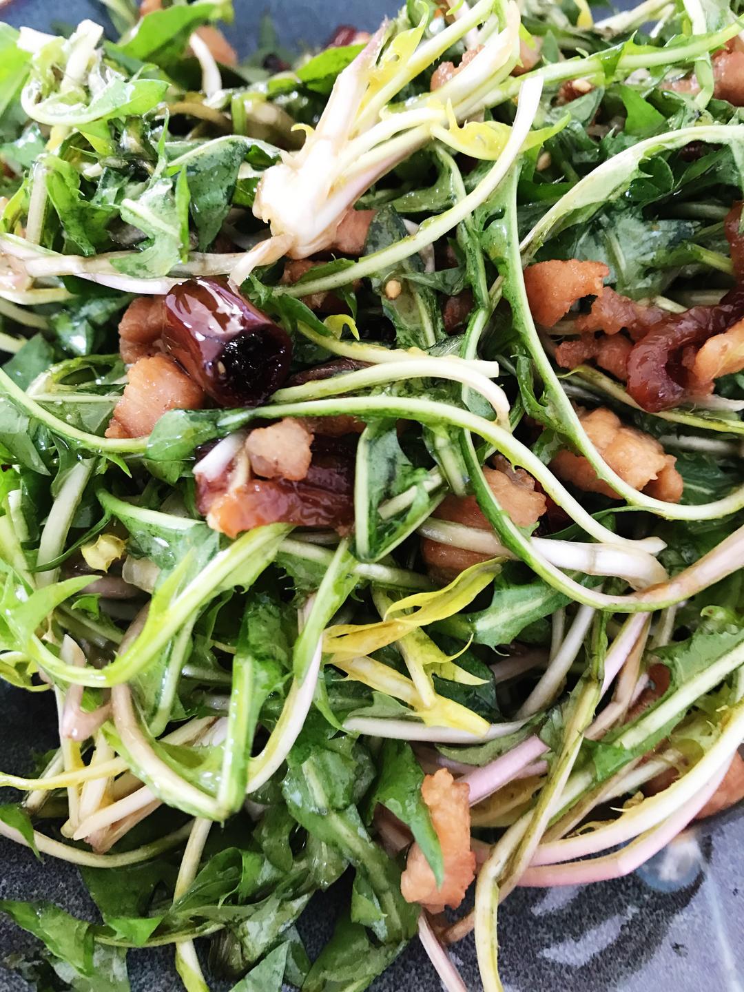 凉拌婆婆丁的做法