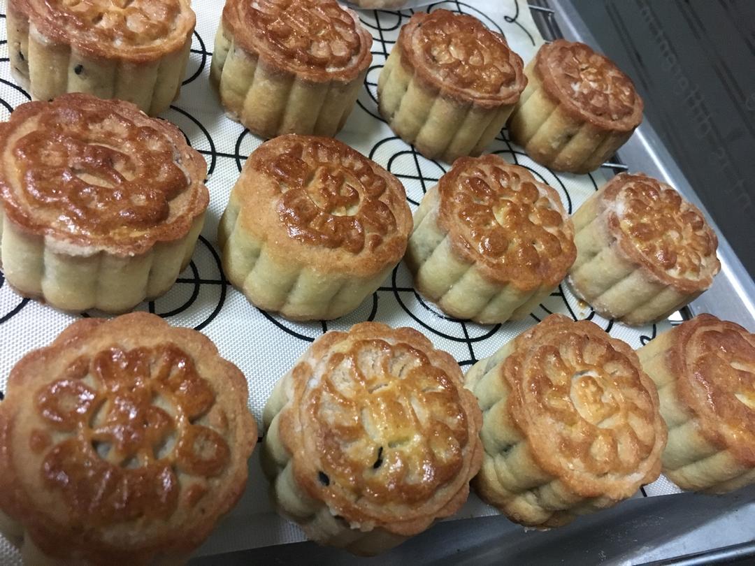 五仁月饼～不用转化糖浆的版本