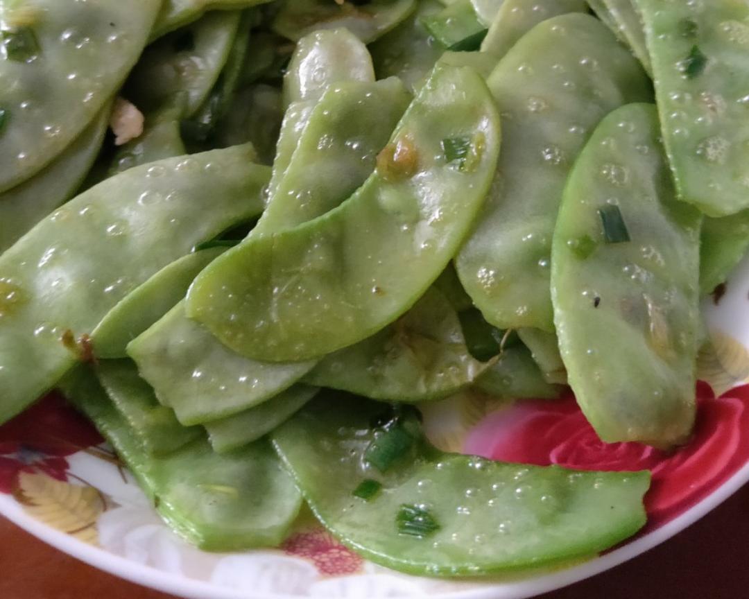 葱香扁豆的做法