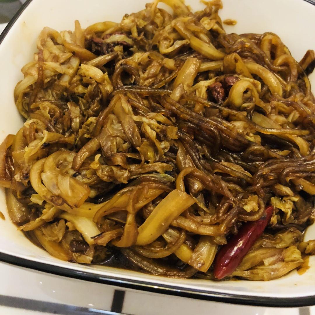 白菜炒粉丝