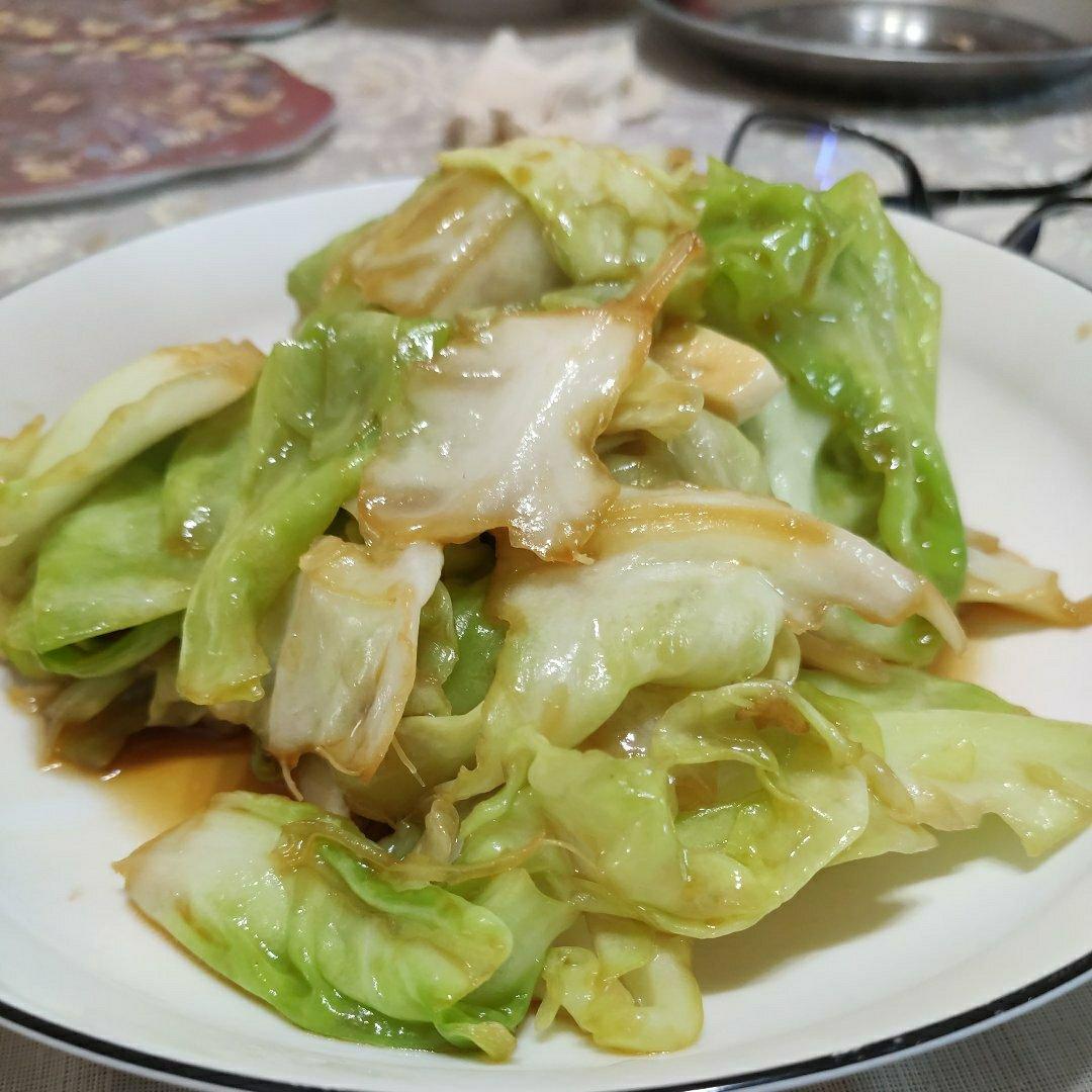 酱爆圆白菜（手撕版）
