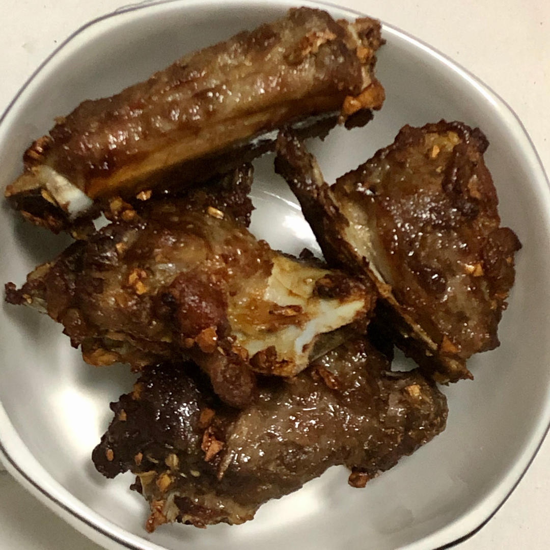 空气炸锅版（烤箱）蒜香排骨