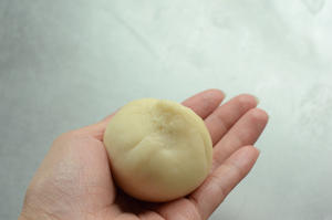 金沙板栗麻薯肉松酥皮月饼（霸王酥）的做法 步骤20