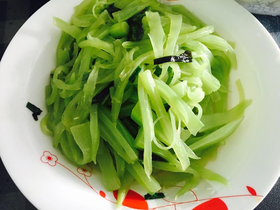 凉拌莴苣