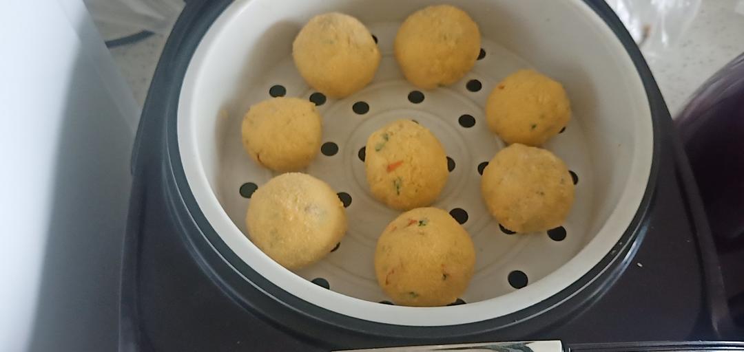 【减肥】玉米面菜团子