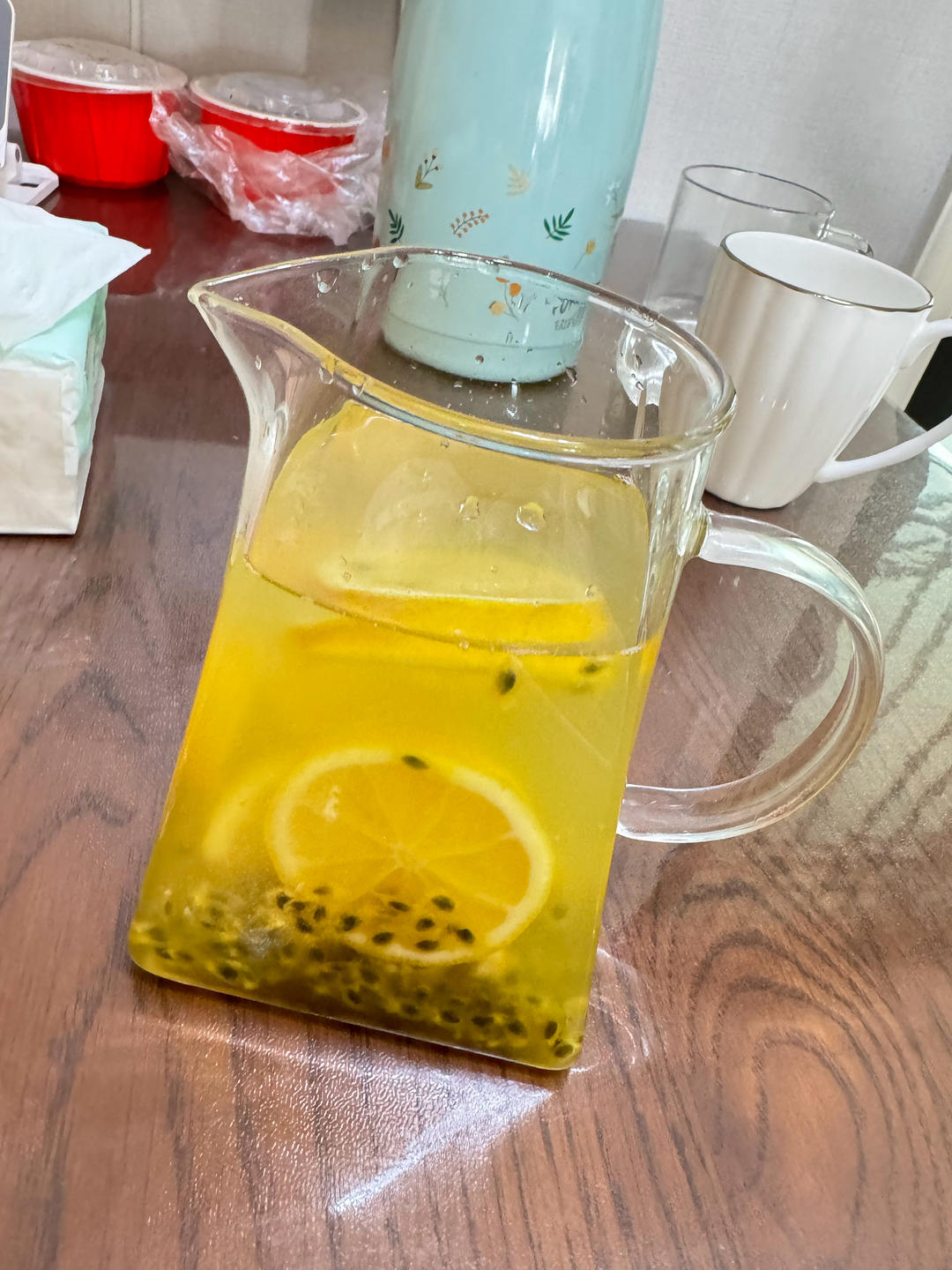 百香果蜂蜜柠檬茶🍯🍋